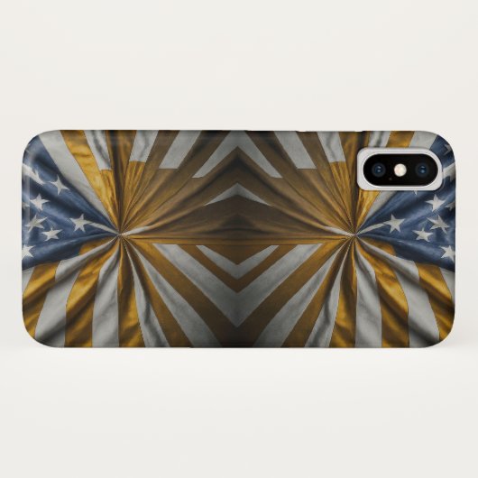 Amerikaner Case-Mate iPhone Hülle (Rückseite (Horizontal))