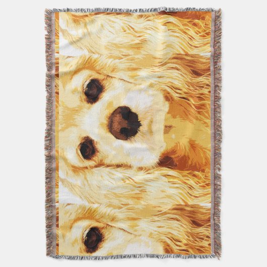 Amerikaner Cocker spaniel Decke (Vorderseite Vertikal)