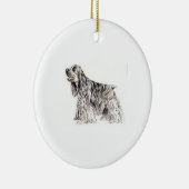 Amerikaner Cocker spaniel Keramik Ornament (Rechts)
