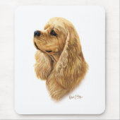 Amerikaner Cocker spaniel Mousepad (Vorne)