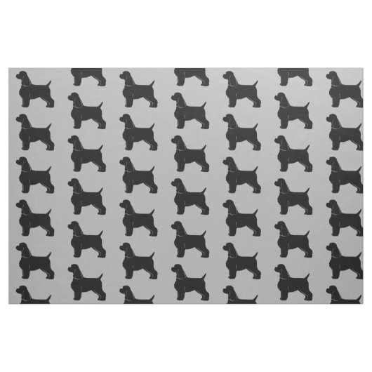 Amerikaner Cocker spaniel Stoff (Fat Quarter (45,7 x 55,9 cm))