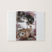 Amerikaner-Cocker spaniel-Welpen Puzzle (Horizontal)
