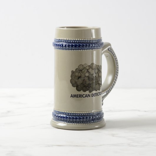 Amerikaner Detectorist Bierglas (VorderseiteRechts)