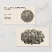 Amerikaner Detectorist Visitenkarte (Vorne/Hinten)