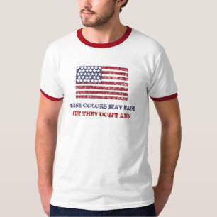 AMERIKANER, DIESE FARBEN LASSEN NICHT T - SHIRT