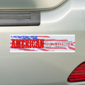 Amerikaner durch auserlesenen Autoaufkleber (Auf Auto)