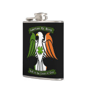 Amerikaner durch die Geburt, irisch von Gnaden des Flachmann (Links)