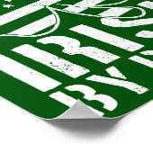 Amerikaner durch Geburt Iren durch blutirische US- Poster (Ecke)