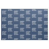 Amerikaner durch Geburt, Land durch Wahl Stoff (Fat Quarter (45,7 x 55,9 cm))