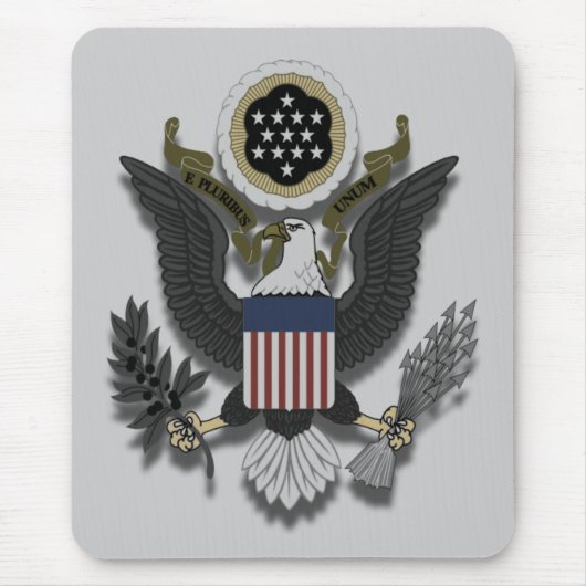 Amerikaner Eagle E Pluribus Unum Mousepad (Vorne)