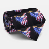 Amerikaner-Eagle-Flagge Krawatte (Gerollt)