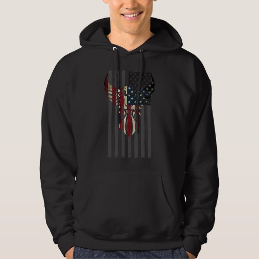 Amerikaner Eagle Hoodie (Vorderseite)