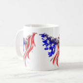 Amerikaner Eagle Kaffeetasse (Vorderseite Links)