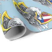 Amerikaner-Eagle-Packpapier Geschenkpapier (Rolleneckpunkt)