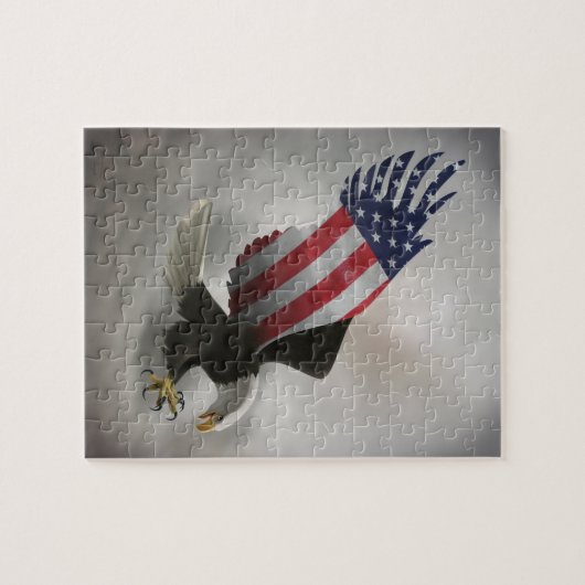 Amerikaner Eagle Puzzle (Horizontal)