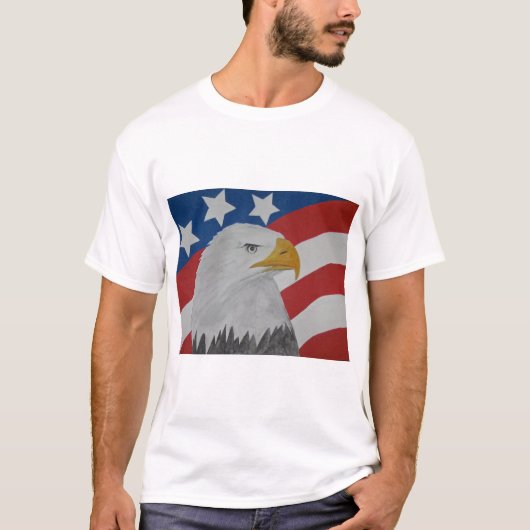 Amerikaner Eagle T-Shirt (Vorderseite)