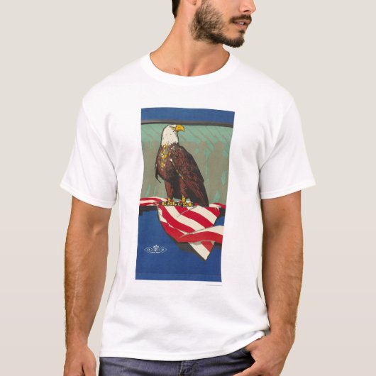 Amerikaner Eagle T-Shirt (Vorderseite)