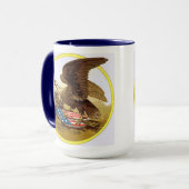 Amerikaner Eagle Tasse (Vorderseite Links)