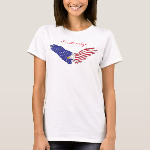 Amerikaner Eagle Thunder_Cove patriotisch Juli 4. T-Shirt