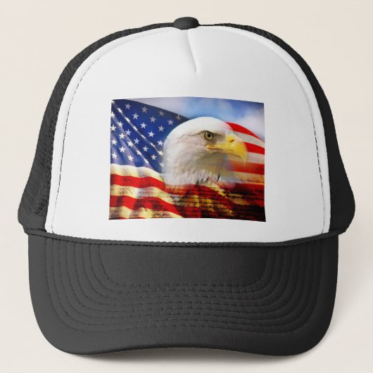 AMERIKANER EAGLE TRUCKERKAPPE (Vorderseite)