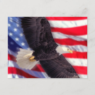 Amerikaner Eagle u. Flaggen-Einladung Einladung