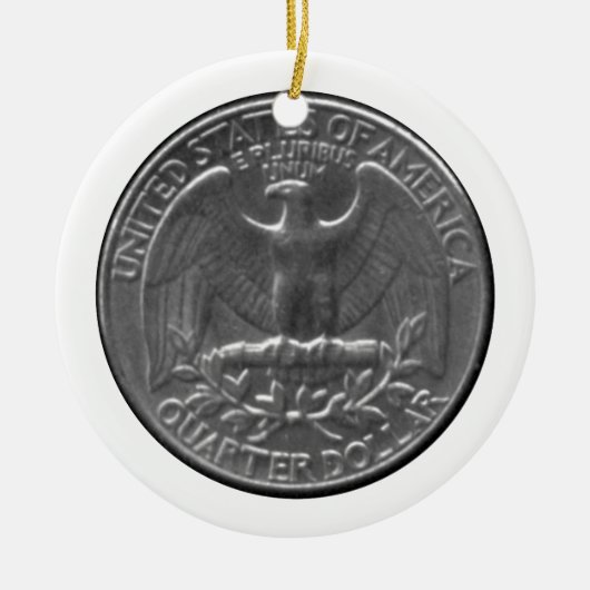 Amerikaner-Eagle-Viertel Keramikornament (Vorne)