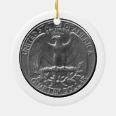 Amerikaner-Eagle-Viertel Keramikornament (Hinten)