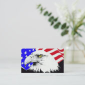 Amerikaner Eagle Visitenkarte (Stehend Vorderseite)