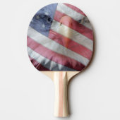 Amerikaner-Eagle-Vogel u. Flaggen-Paddel Tischtennis Schläger (Rückseite)