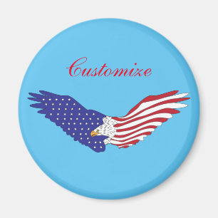 Amerikaner Eagles Thunder_Cove patriotisch Juli 4. Magnet