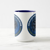 Amerikaner Empath Vereinigungs-offizielle große Tasse (Zentrum)