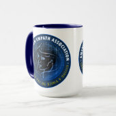 Amerikaner Empath Vereinigungs-offizielle große Tasse (Vorderseite Links)