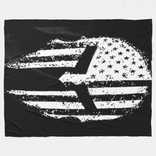 AMERIKANER FLEECEDECKE (Vorderseite (Horizontal))