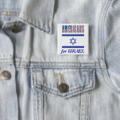 Amerikaner für Israel-Knopf Button (Beispiel)