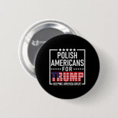 Amerikaner für Trump - Konservatives Geschenk 2020 Button (Vorne & Hinten)