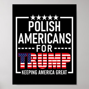 Amerikaner für Trump - Konservatives Geschenk 2020 Poster