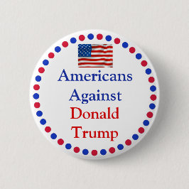 Amerikaner gegen Donald Trump Button