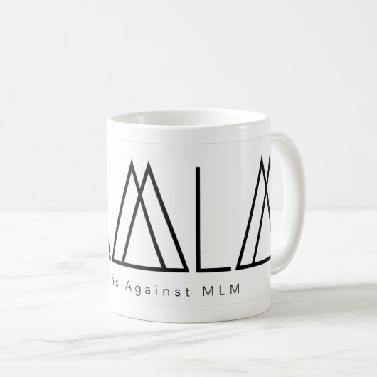 Amerikaner gegen MLM- antimlm Tasse (VorderseiteRechts)