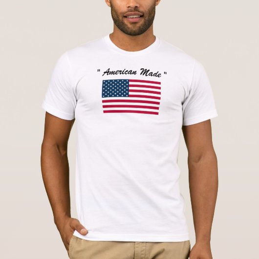Amerikaner gemacht T-Shirt (Vorderseite)