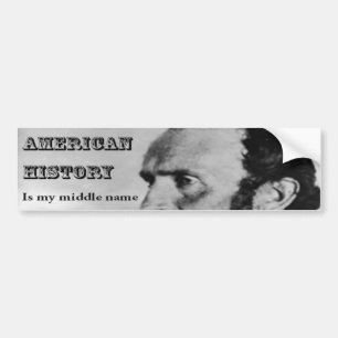 Amerikaner-Geschichte Stonewalls Jackson Autoaufkleber
