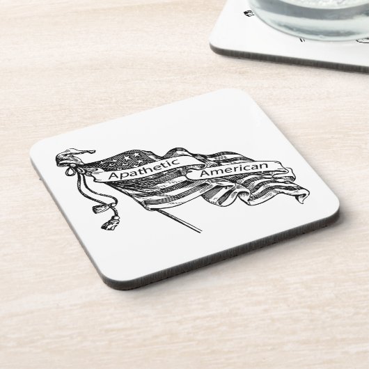 Amerikaner Getränkeuntersetzer (Linke Seite)