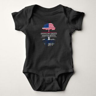 Amerikaner gewachsen mit finnischem Wurzel- Baby Strampler