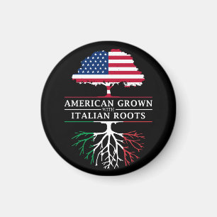Amerikaner gewachsen mit Italiener-Wurzel- Magnet