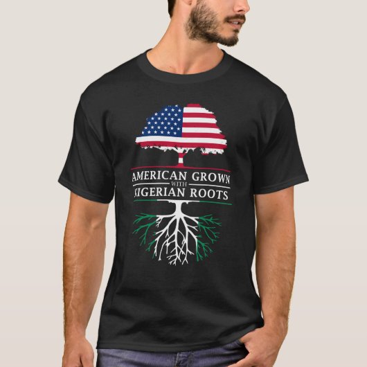 Amerikaner gewachsen mit nigerischen Wurzeln   T-Shirt (Vorderseite)
