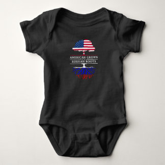 Amerikaner gewachsen mit Russe-Wurzel- Baby Strampler