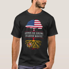 Amerikaner gewachsen mit Spanisch-Wurzel-   T-Shirt
