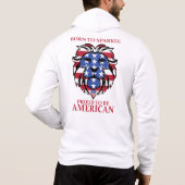 Amerikaner Hoodie (Rückseite)