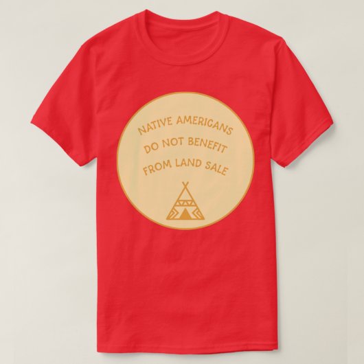 Amerikaner im eigenen Land zurück T-Shirt (Design vorne)