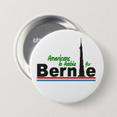 Amerikaner in Arabien für Bernie Button (Vorne & Hinten)