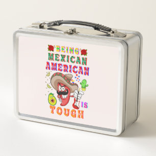 Amerikaner in Mexiko zu sein ist hart Metall Brotdose